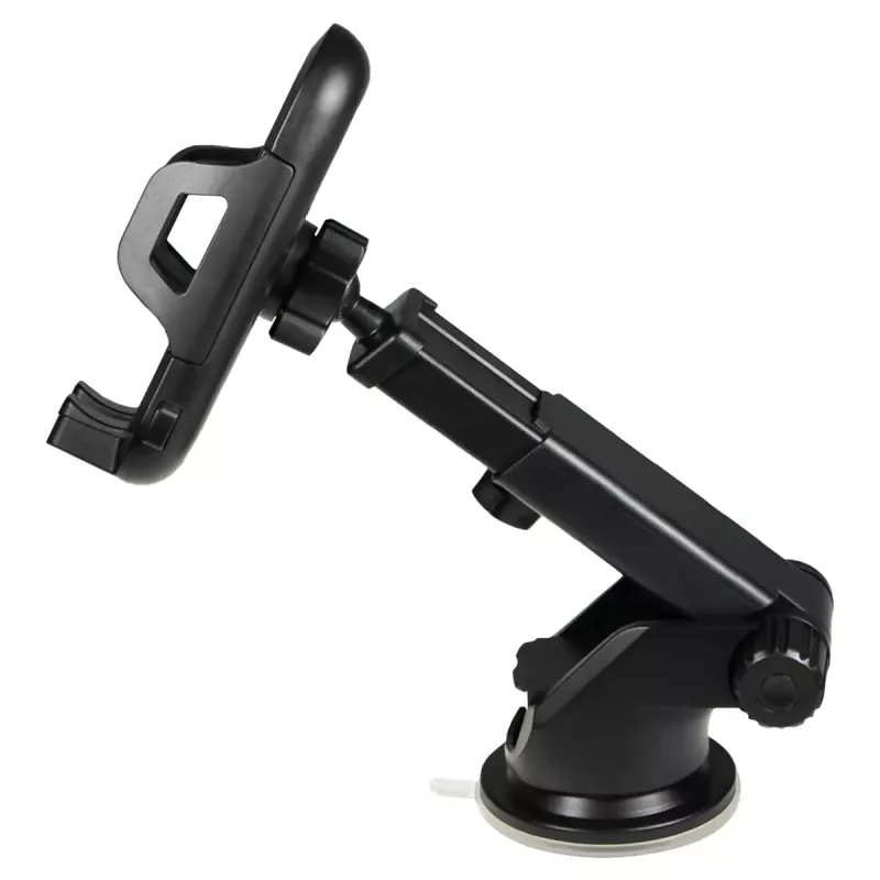 Savio CH-04 autotelefoonhouder, montage op voorruit/dashboard, zwart