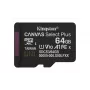 Kingston Technology 64GB micSDXC Canvas Select Plus Gen3 100R A1 enkele verpakking w/o ADP