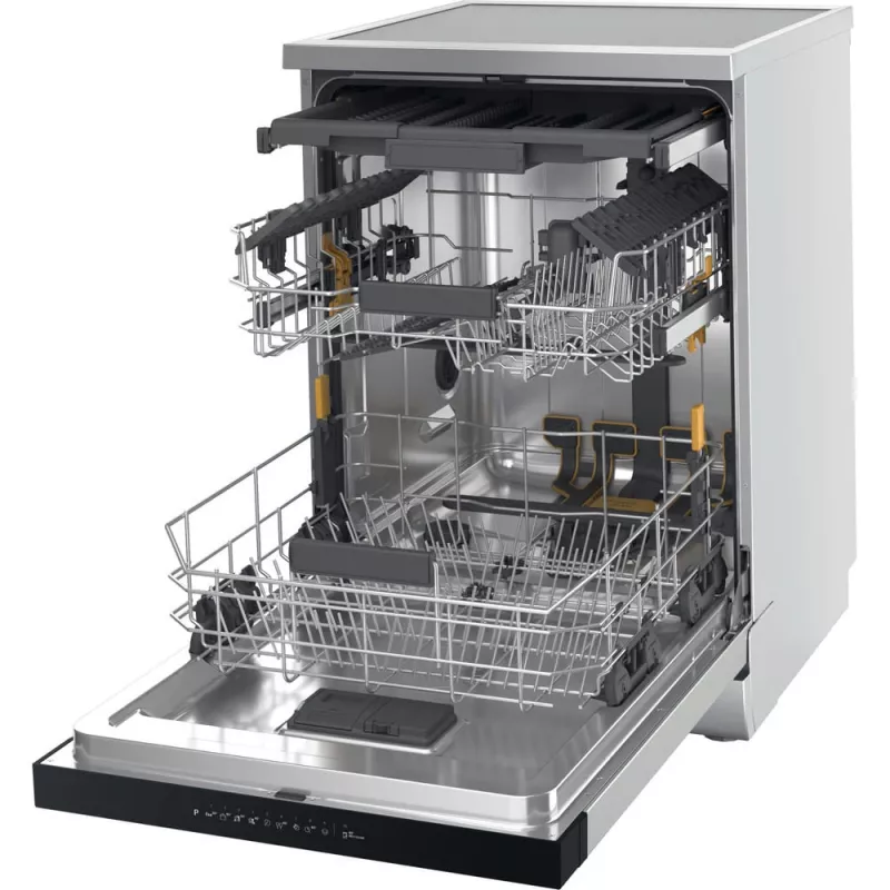Whirlpool W7F HP33 X vrijstaande vaatwasser 15 couverts 43 dB