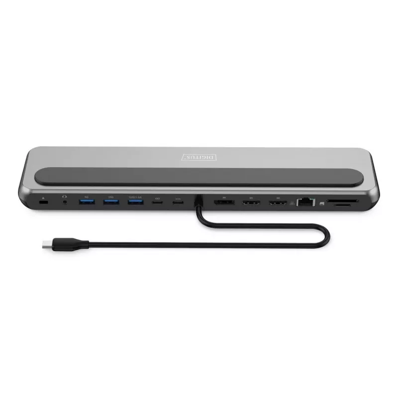 Digitus USB-C 8K dockingstation, 12 poorten, USB 3.2 Gen 2, 100 W