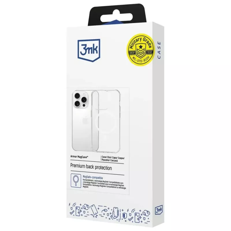 Telefoonhoes 3MK Armor MagCase voor Apple iPhone 15 Pro Max – duurzaam, slank magneetdesign