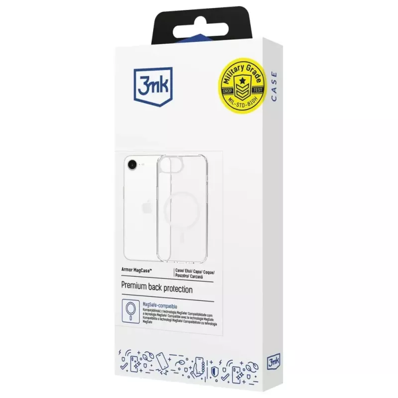 Beschermhoes 3MK Armor MagCase voor Apple iPhone 16E – robuust, stootvast design