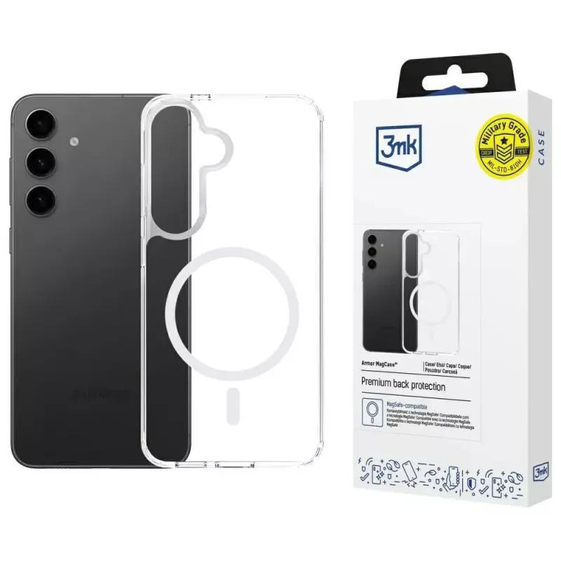 Beschermhoes 3MK Armor MagCase voor Samsung Galaxy S24/S25 – robuust, slank design