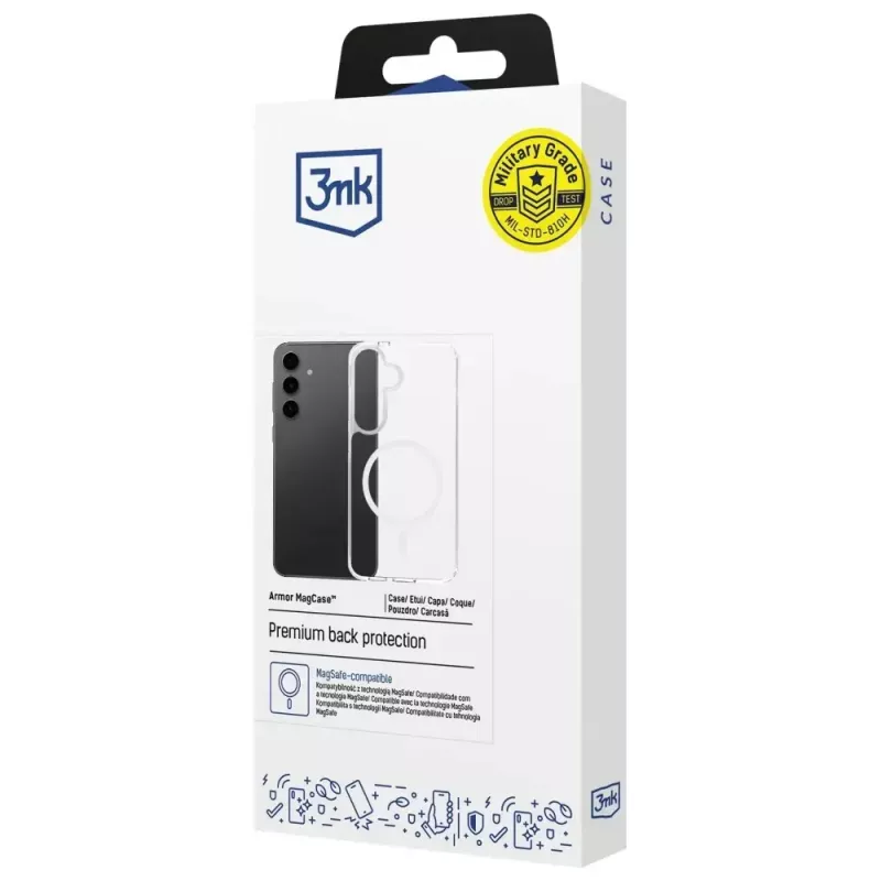 Beschermhoes 3MK Armor MagCase voor Samsung Galaxy S24/S25 – robuust, slank design