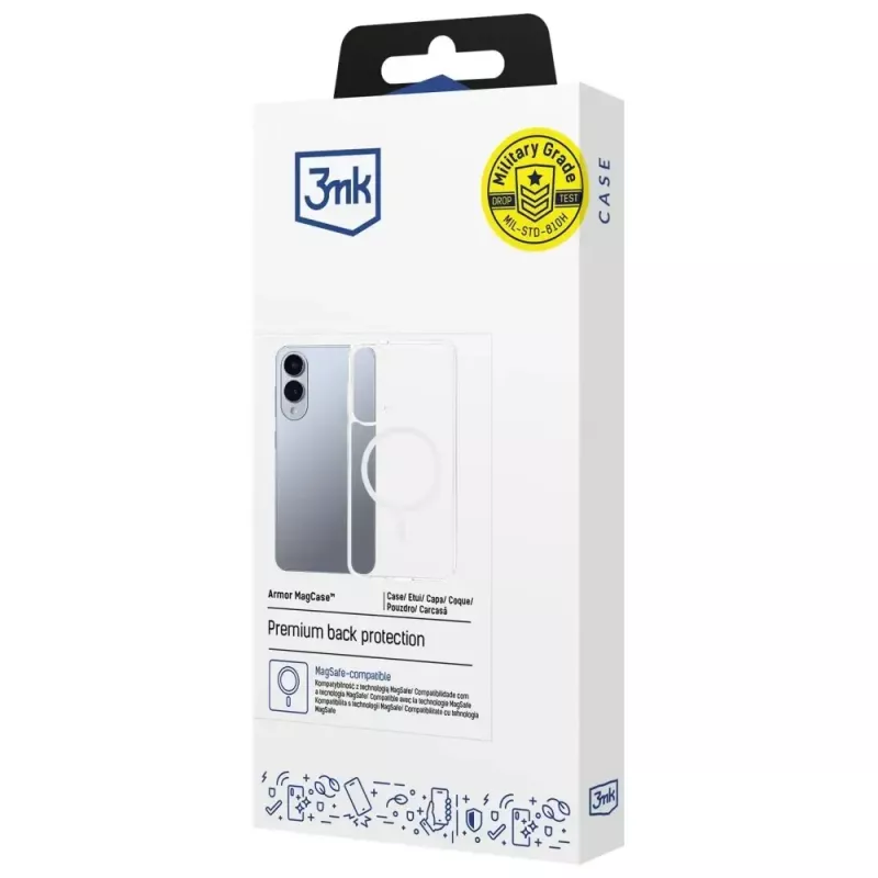 Beschermhoes 3MK Armor MagCase voor Samsung Galaxy S25 Edge – slank, stootvast design