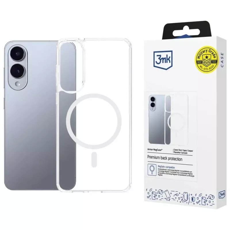 Beschermhoes 3MK Armor MagCase voor Samsung Galaxy S25 Edge – slank, stootvast design