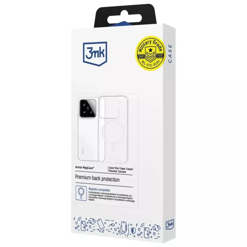 Telefoonhoes 3MK Armor MagCase voor Xiaomi 15 — robuuste, lichte beschermhoes