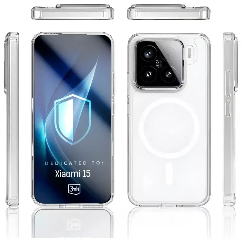 Telefoonhoes 3MK Armor MagCase voor Xiaomi 15 — robuuste, lichte beschermhoes