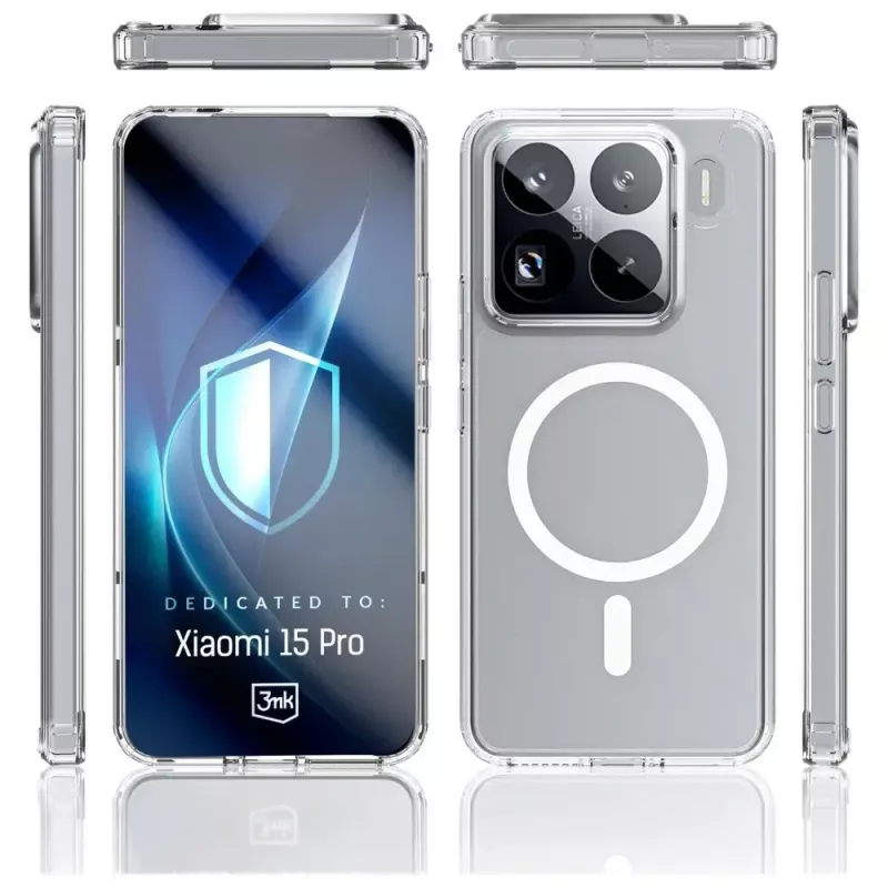Bescherm-MagCase Armor van 3MK voor Xiaomi 15 Pro — slanke, stevige telefoonhoes