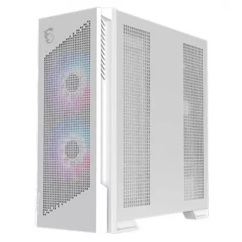 PC-behuizing MSI MPG VELOX 300R AIRFLOW PZ midi tower wit — ATX/EATX/MicroATX/Mini-ITX, 1×3,5 inch, 4×2,5 inch, 2×USB 3.2 Gen1, zijvenster