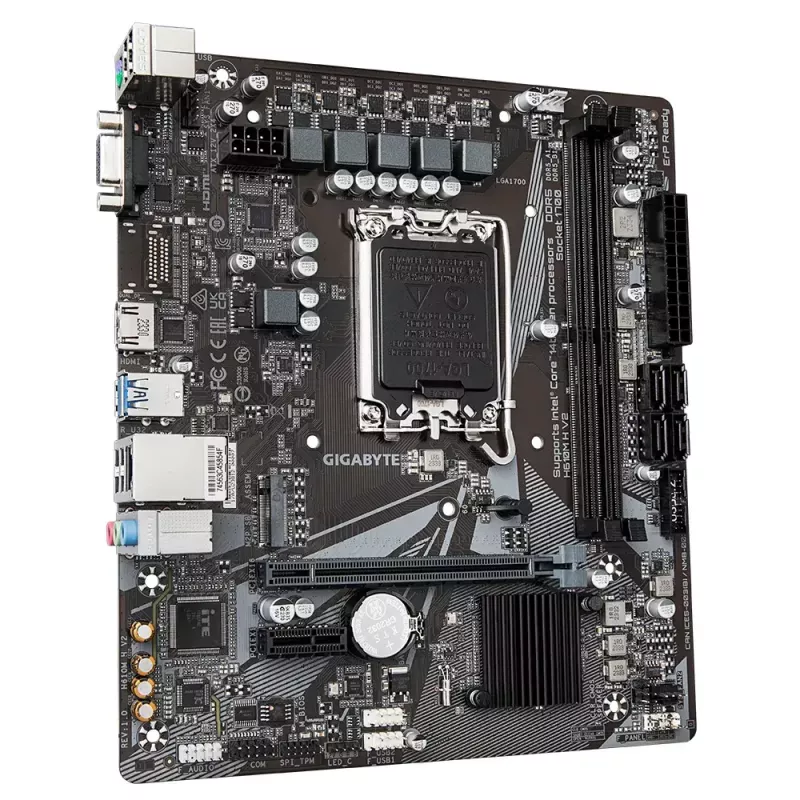 Moederbord GIGABYTE H610M H V2, Intel H610, LGA 1700, Micro ATX
