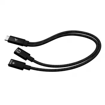 i-tec USB-C kabel-splitter audio/data + Power Delivery 100 W