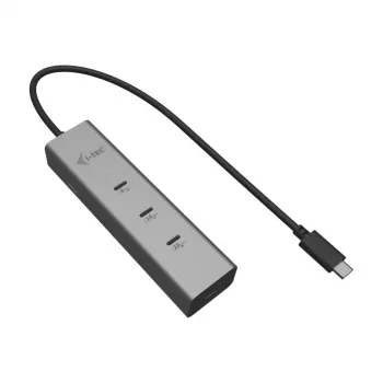 i-tec Metal USB-C Charging HUB 5-poorts met USB-C video 8K + Power Delivery 85W