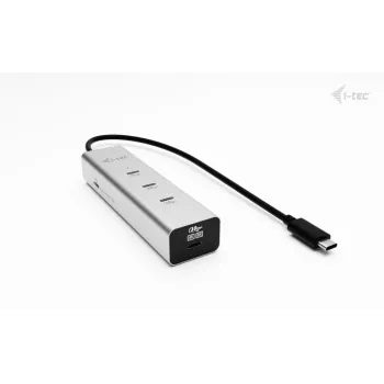 i-tec Metal USB-C Charging HUB 5-poorts met USB-C video 8K + Power Delivery 85W
