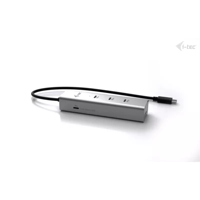 i-tec Metal USB-C Charging HUB 5-poorts met USB-C video 8K + Power Delivery 85W