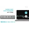 i-tec Metal USB-C Charging HUB 5-poorts met USB-C video 8K + Power Delivery 85W
