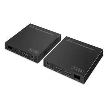 DIGITUS HDMI Fiber Extender Set - 4K/60Hz, 40 km/300m zwart