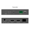 DIGITUS HDMI Fiber Extender Set - 4K/60Hz, 40 km/300m zwart