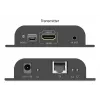 DIGITUS HDMI IP Extender Set - 4K/60Hz 120/200 m, one-to-many, CAT, zwart