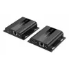 DIGITUS HDMI IP Extender Set - 4K/60Hz 120/200 m, one-to-many, CAT, zwart