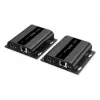 DIGITUS HDMI IP Extender Set - 4K/60Hz 120/200 m, PoE, one-to-many, CAT, zwart