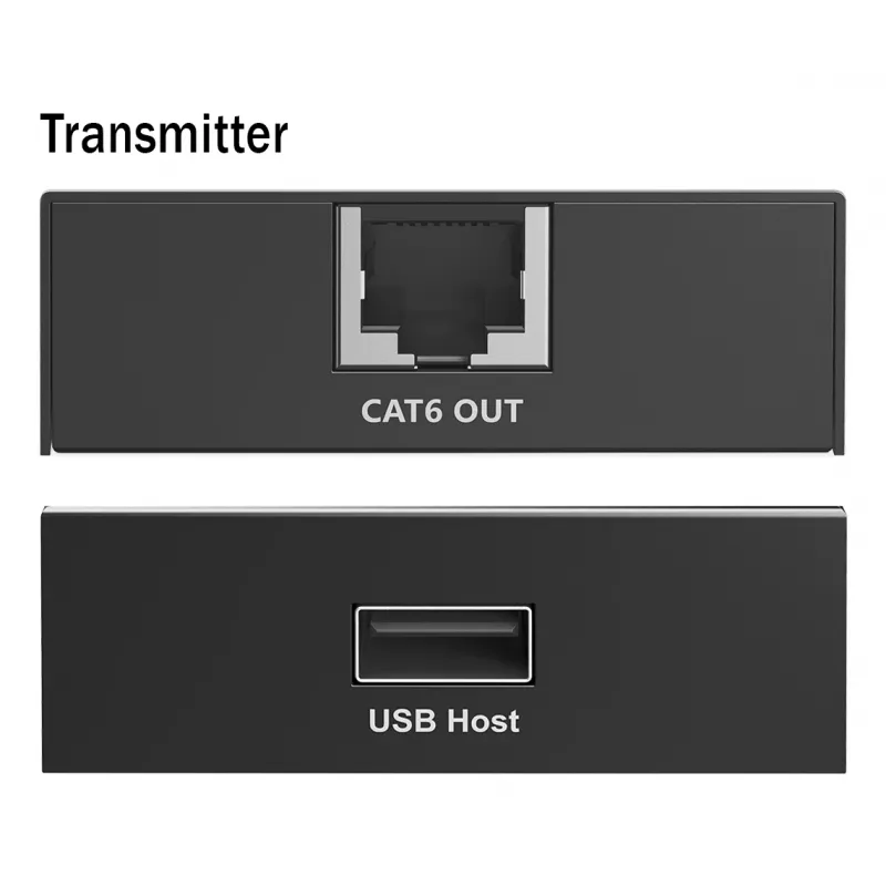 DIGITUS USB Extender - USB 2.0 4x USB-A poorten 150m voor gebruik met CAT6 (of hoger) kabel