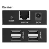 DIGITUS USB Extender - USB 2.0 4x USB-A poorten 150m voor gebruik met CAT6 (of hoger) kabel