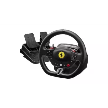 Thrustmaster T98 Ferrari 296 GTS zwart USB stuurwiel + pedalen analoog / digitaal PC, Xbox One, Xbox Series S, Xbox Series X