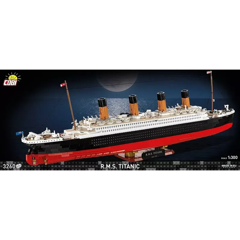Constructieset Cobi R.M.S. Titanic model, 3.260 kunststofblokken (COBI-1686)