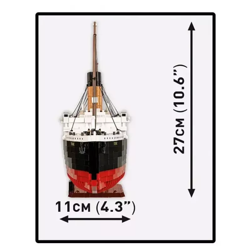 Constructieset Cobi R.M.S. Titanic model, 3.260 kunststofblokken (COBI-1686)