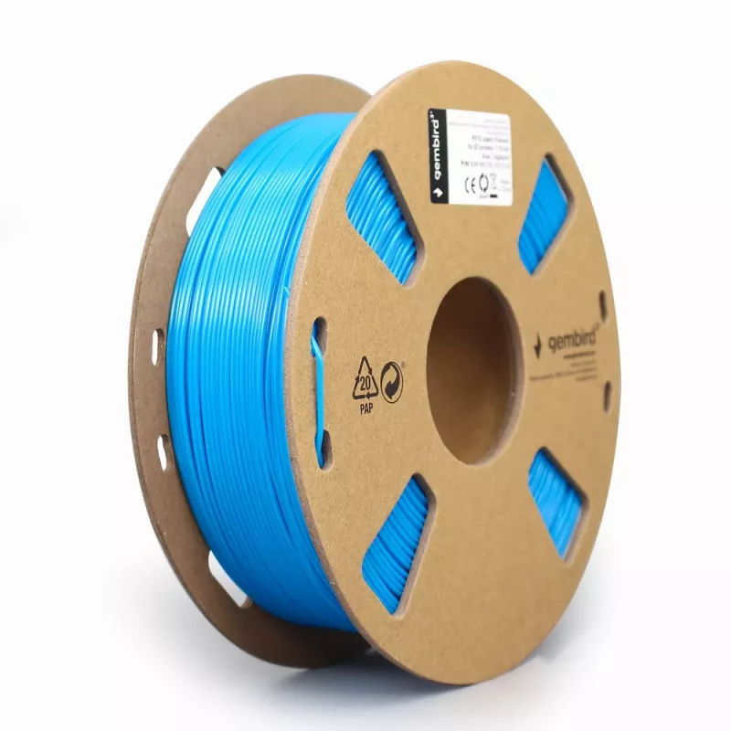 3D-printmateriaal Gembird 3DP-PETG1.75-01-B polyethyleentereftalaatglycol PETG blauw