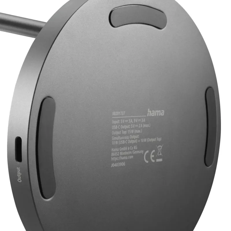 Hama 00201737 mobiele oplader koptelefoon, smartphone zwart USB draadloos laden snelopladen indoor