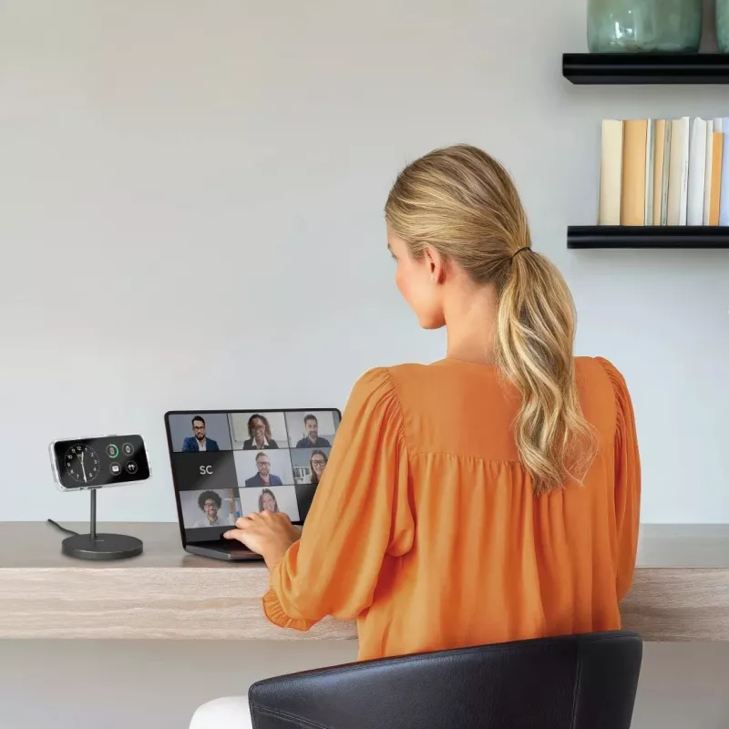 Hama 00201737 mobiele oplader koptelefoon, smartphone zwart USB draadloos laden snelopladen indoor