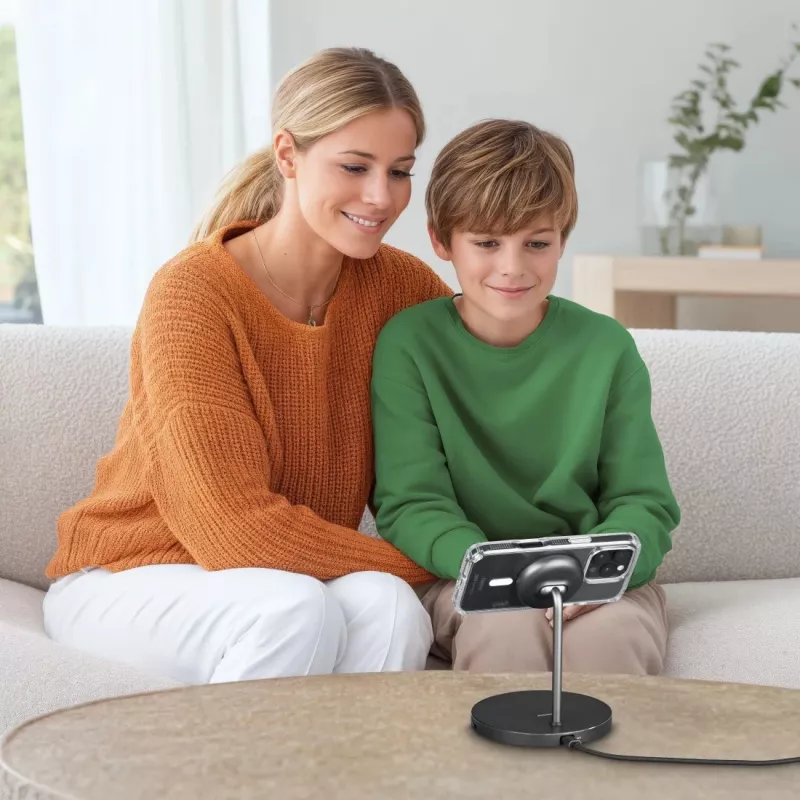Hama 00201737 mobiele oplader koptelefoon, smartphone zwart USB draadloos laden snelopladen indoor