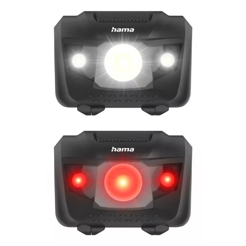 Hama HL200 zwart, blauw, geel hoofdlamp LED