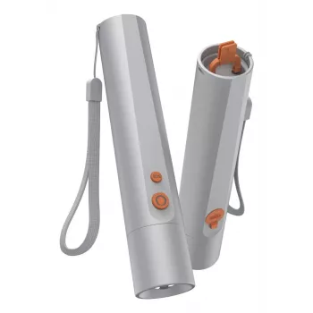 Handzaklamp Hama FL350-C zilver LED 3W USB oplaadbaar