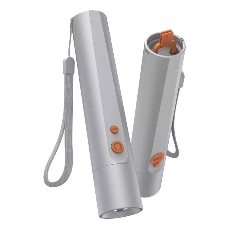 Handzaklamp Hama FL350-C zilver LED 3W USB oplaadbaar
