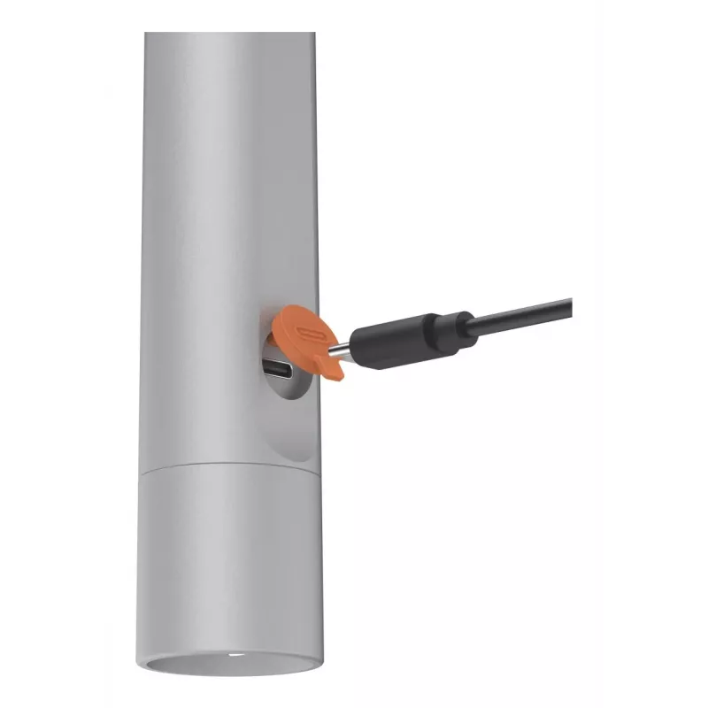 Handzaklamp Hama FL350-C zilver LED 3W USB oplaadbaar
