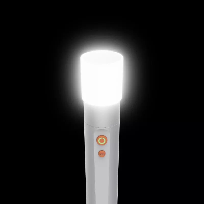 Handzaklamp Hama FL350-C zilver LED 3W USB oplaadbaar