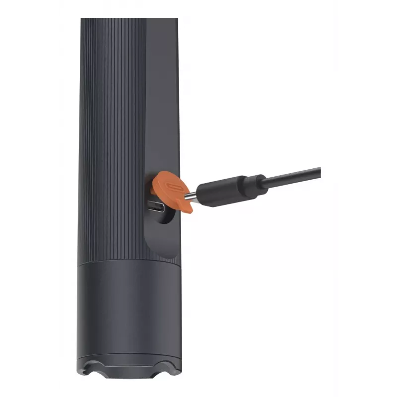 Oplaadbare LED-zaklamp HAMA FLX1200-C — aluminium, schokbestendig, 4 modi + SOS