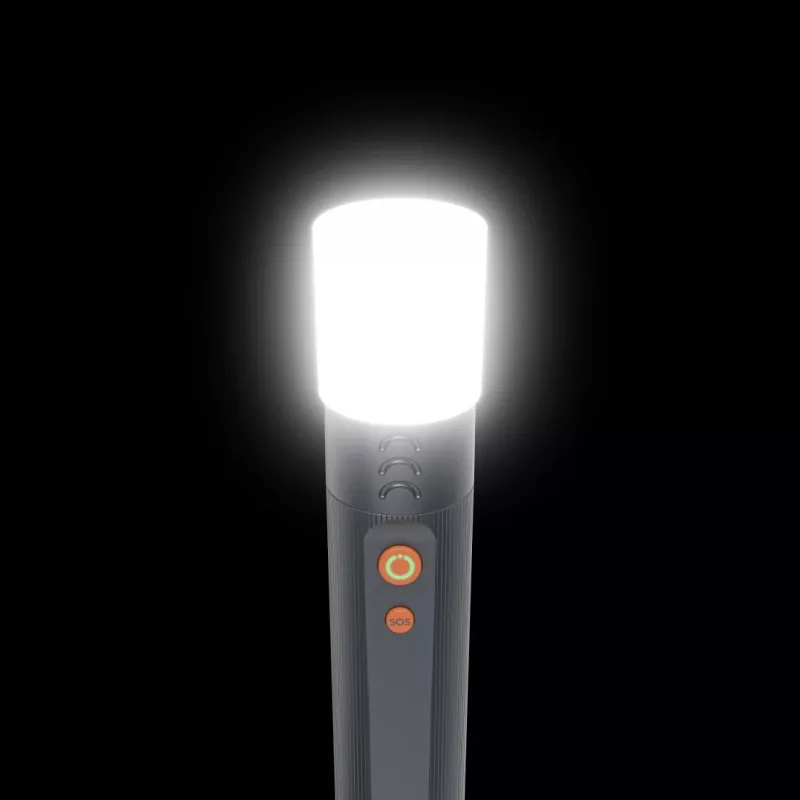 Oplaadbare LED-zaklamp HAMA FLX1200-C — aluminium, schokbestendig, 4 modi + SOS
