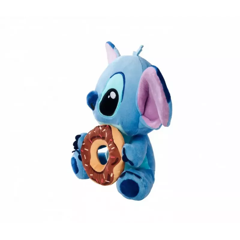 Knuffel SIMBA mascotte Stitch met donut 25 cm pluche figuur