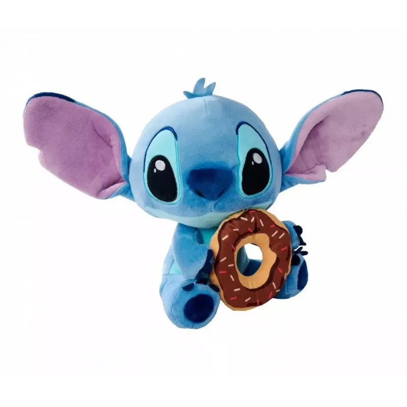 Knuffel SIMBA mascotte Stitch met donut 25 cm pluche figuur