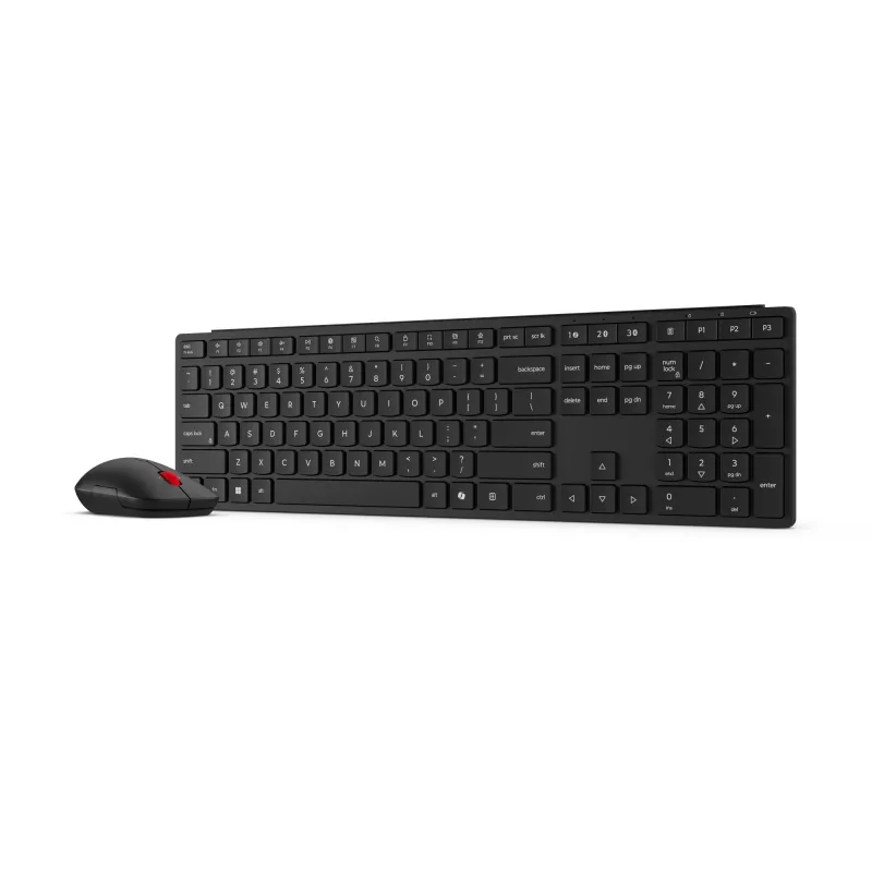 Lenovo 4X31S04810 toetsenbord muis inbegrepen kantoor RF draadloos + Bluetooth US Engels zwart