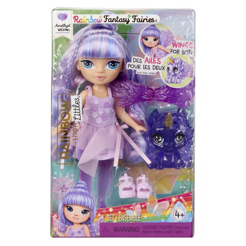 Rainbow High Littles Rainbow Fantasy Fairies pop - Amethyst (paars)