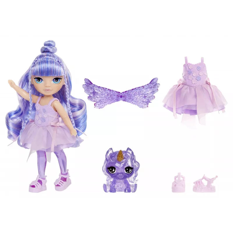 Rainbow High Littles Rainbow Fantasy Fairies pop - Amethyst (paars)
