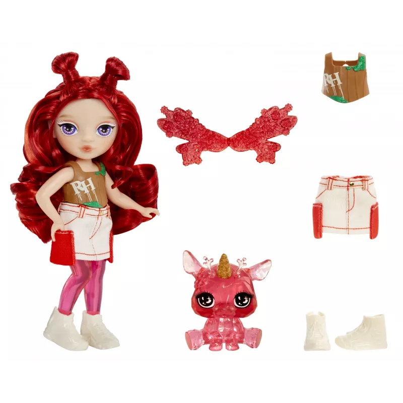 Rainbow High Littles Rainbow Fantasy Fairies pop - Apple (rood)