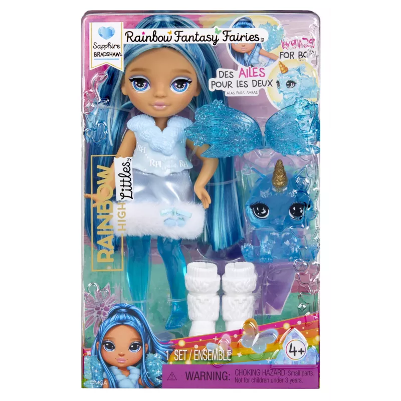 Rainbow High Littles Rainbow Fantasy Fairies pop - Sapphire (blauw)