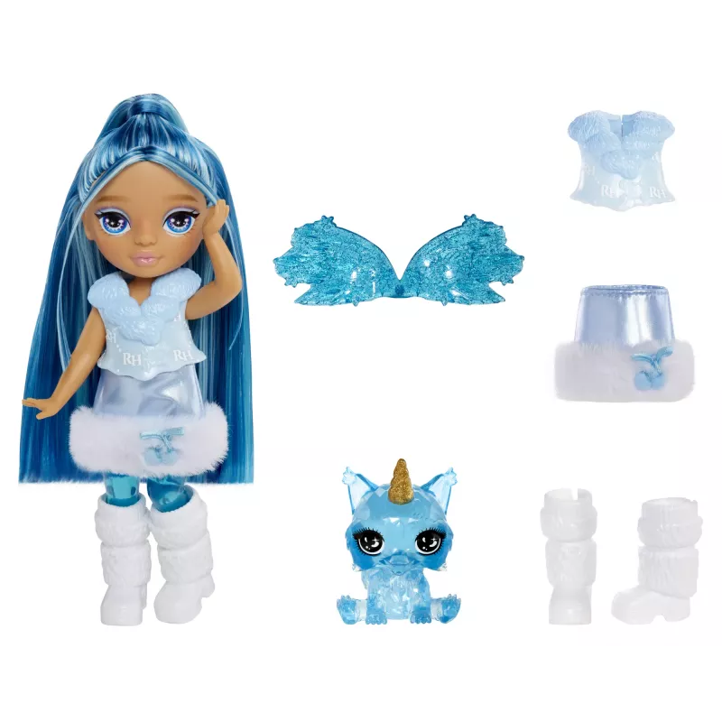 Rainbow High Littles Rainbow Fantasy Fairies pop - Sapphire (blauw)