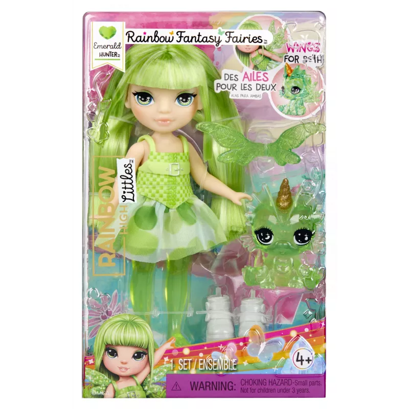 Rainbow High Littles Rainbow Fantasy Fairies pop - Emerald (groen)